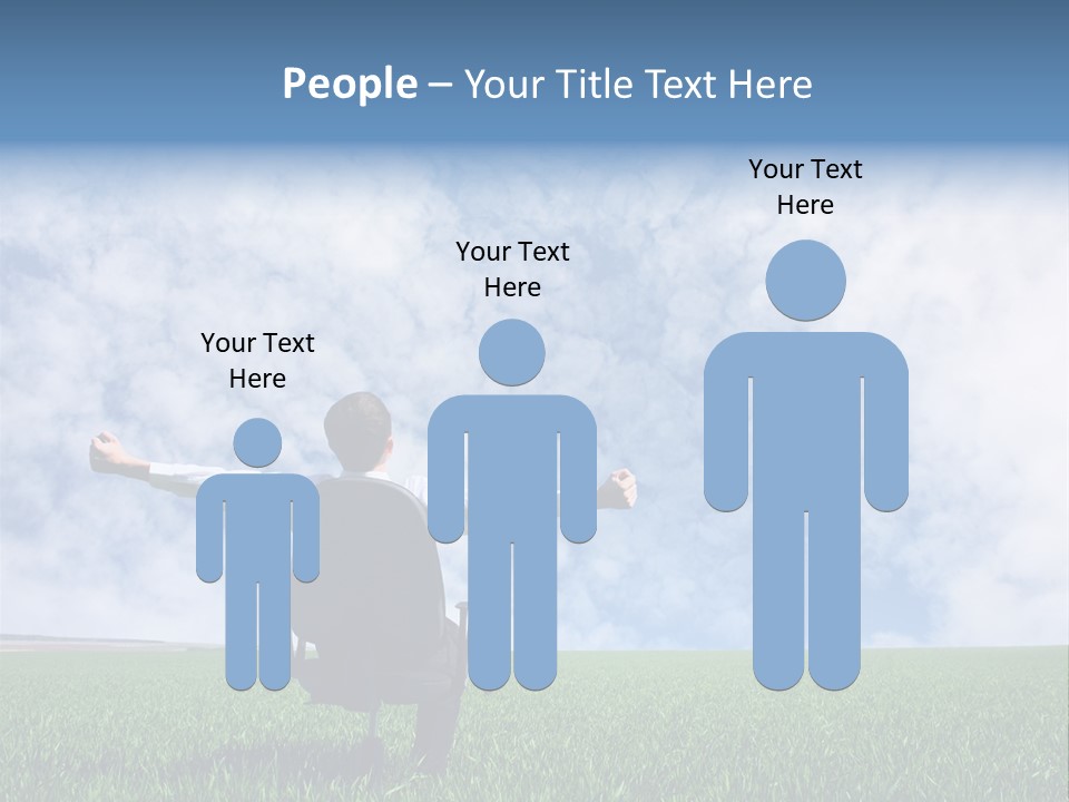 Field Sign Happy PowerPoint Template