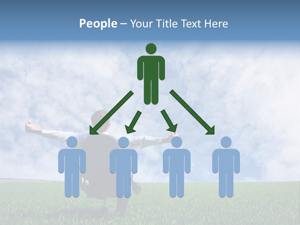 Field Sign Happy PowerPoint Template