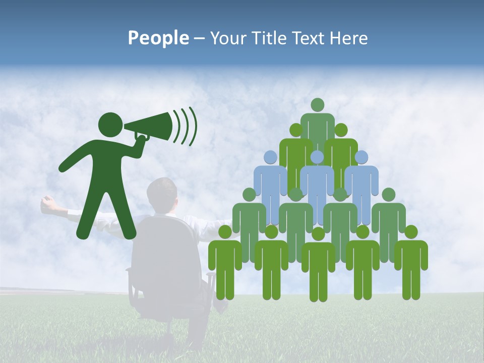 Field Sign Happy PowerPoint Template