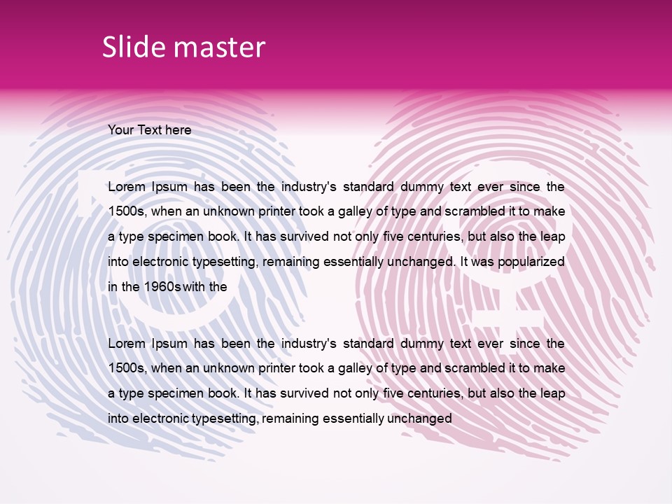 Unique Mark Evidence PowerPoint Template