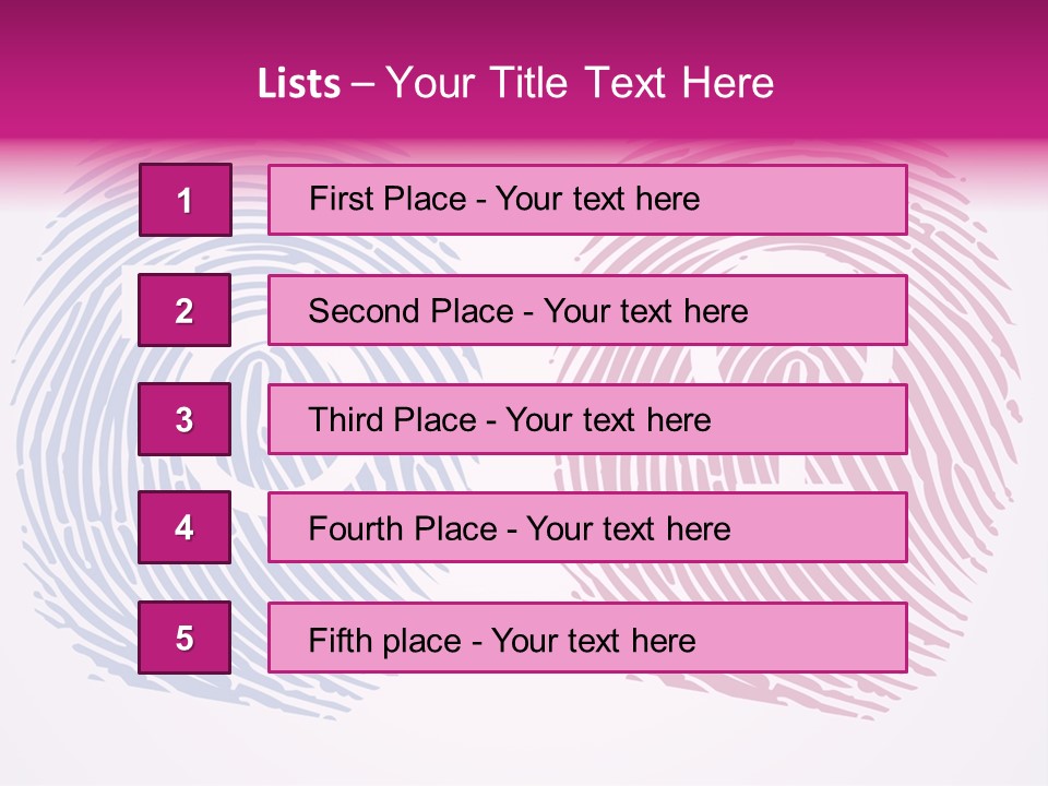 Unique Mark Evidence PowerPoint Template