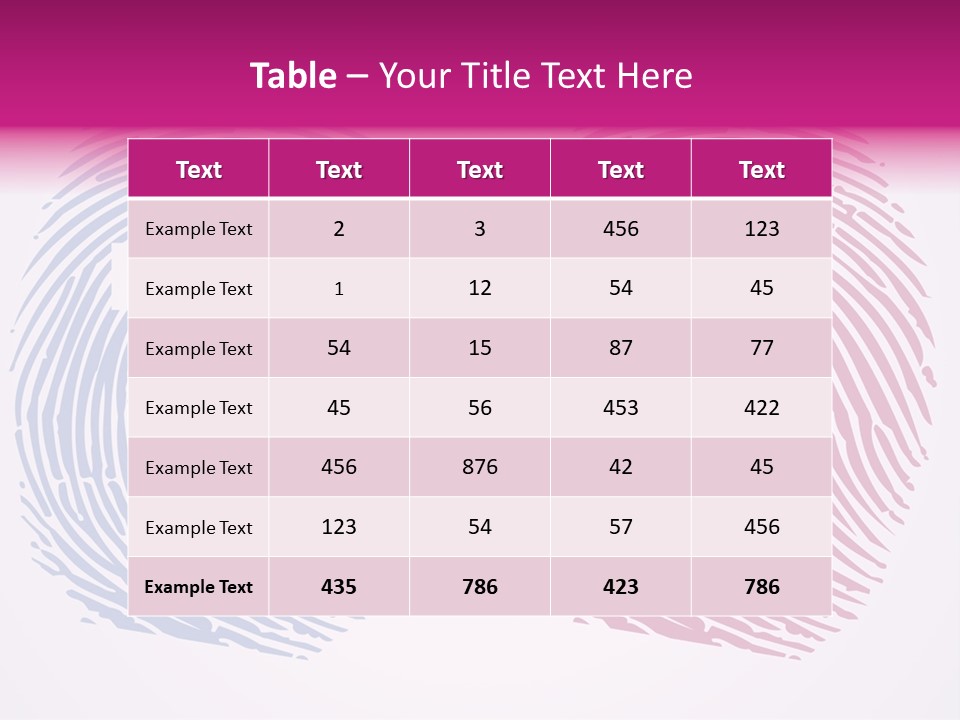 Unique Mark Evidence PowerPoint Template