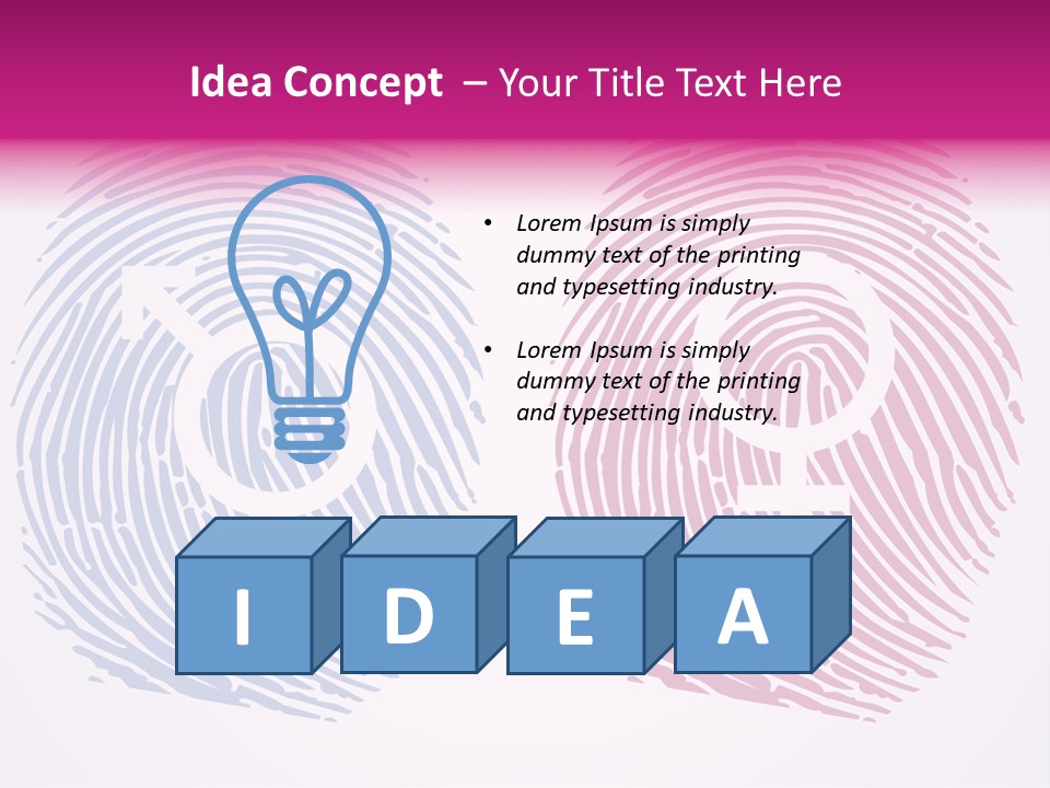 Unique Mark Evidence PowerPoint Template