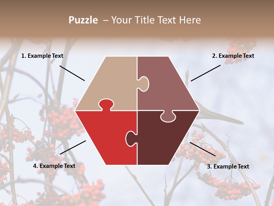 Aucuparia Wildlife Ash PowerPoint Template