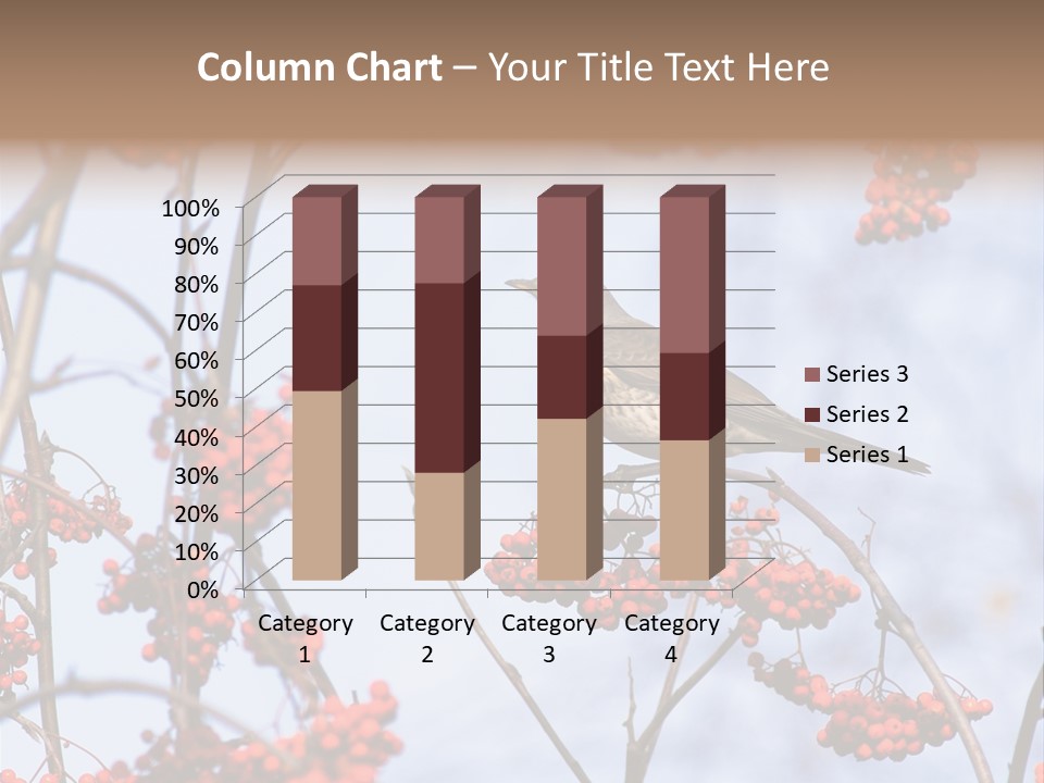 Aucuparia Wildlife Ash PowerPoint Template