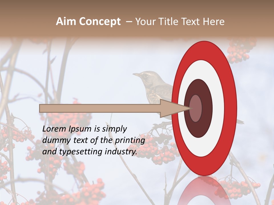 Aucuparia Wildlife Ash PowerPoint Template