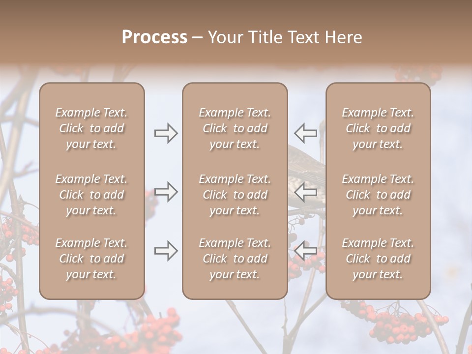 Aucuparia Wildlife Ash PowerPoint Template