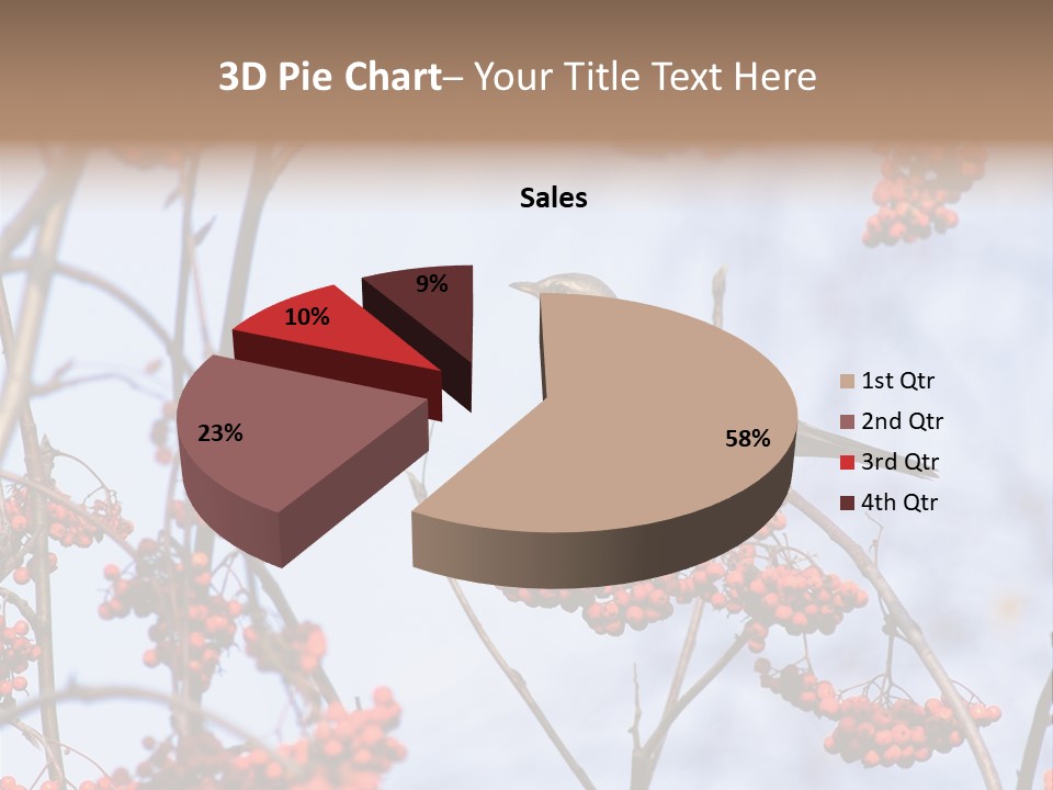 Aucuparia Wildlife Ash PowerPoint Template