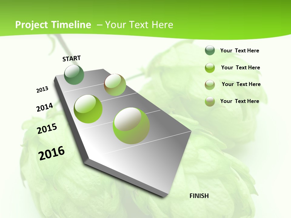 Beer Mug White PowerPoint Template