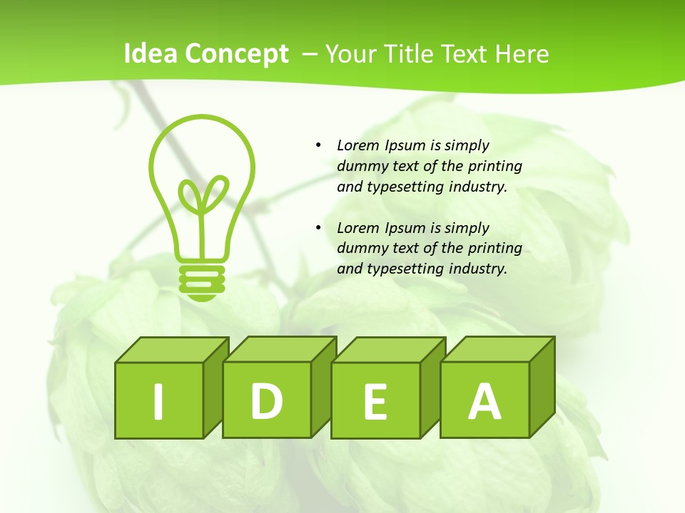 Beer Mug White PowerPoint Template