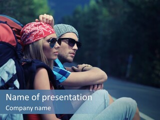 Adults People Trip PowerPoint Template