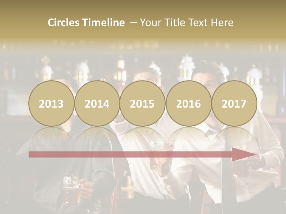 A Group Of Men Standing Next To Each Other Holding Beers PowerPoint Template