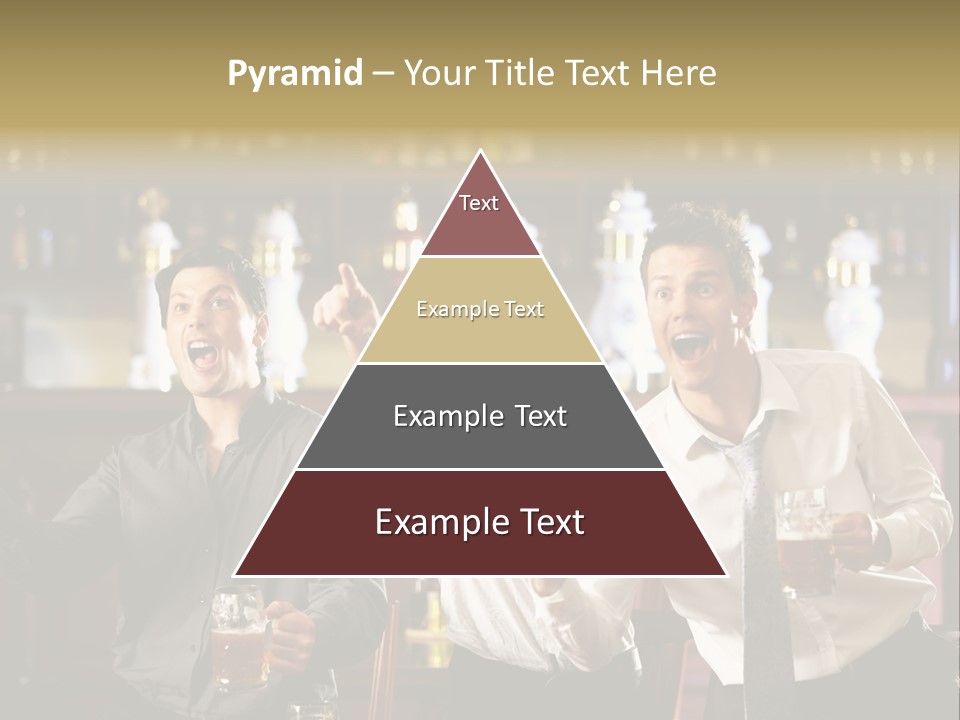 A Group Of Men Standing Next To Each Other Holding Beers PowerPoint Template