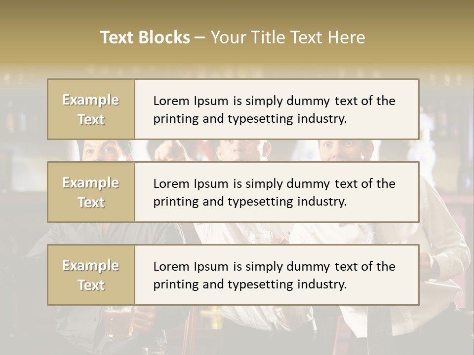 A Group Of Men Standing Next To Each Other Holding Beers PowerPoint Template