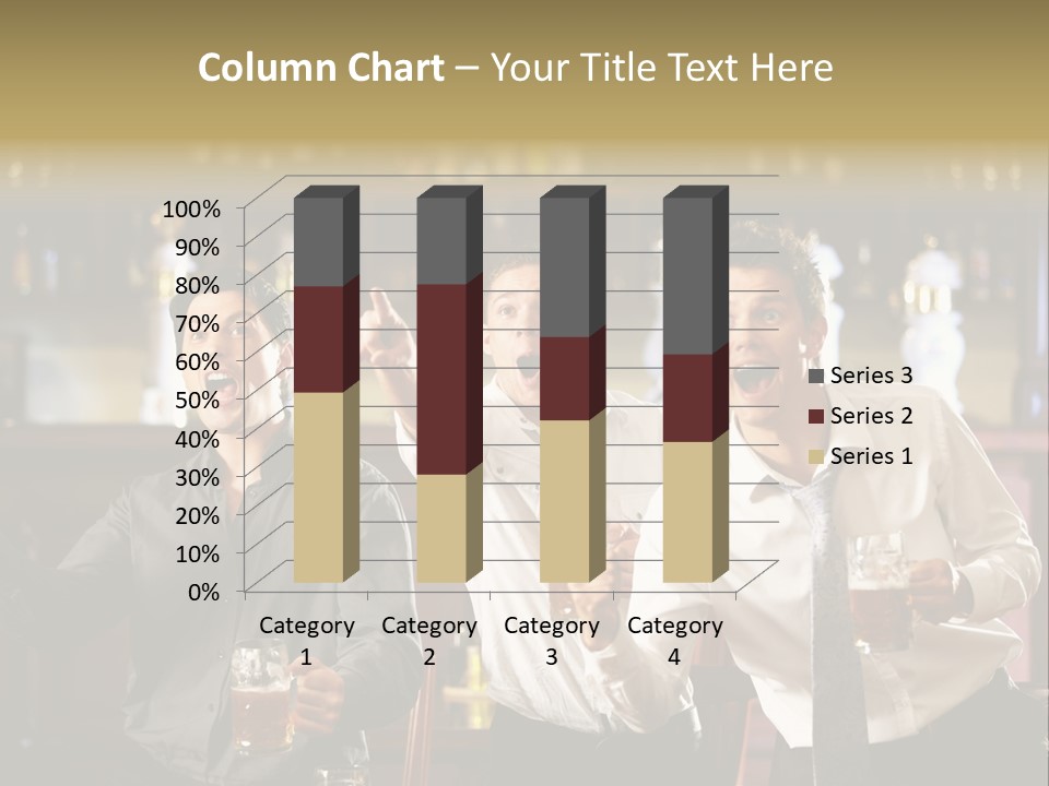 A Group Of Men Standing Next To Each Other Holding Beers PowerPoint Template