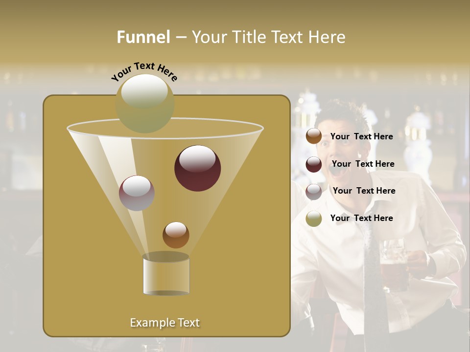 A Group Of Men Standing Next To Each Other Holding Beers PowerPoint Template