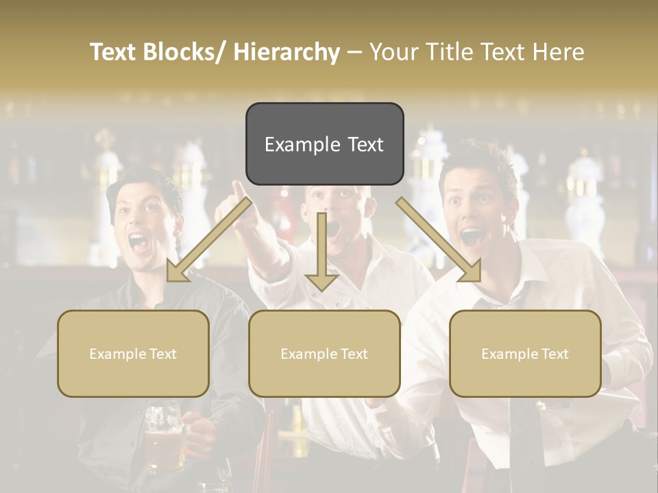 A Group Of Men Standing Next To Each Other Holding Beers PowerPoint Template