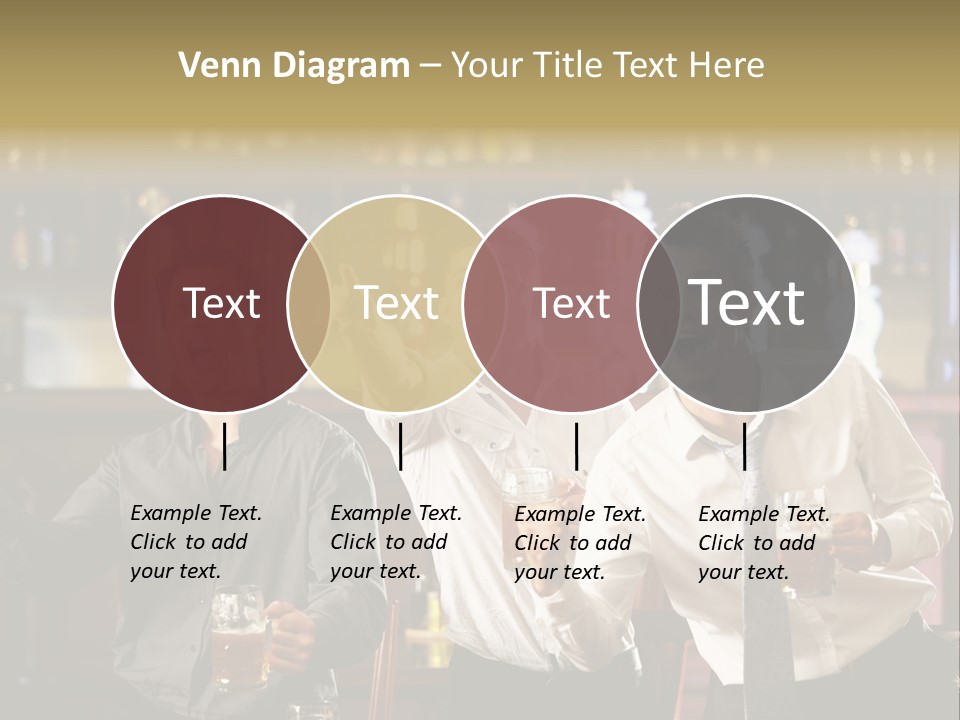 A Group Of Men Standing Next To Each Other Holding Beers PowerPoint Template