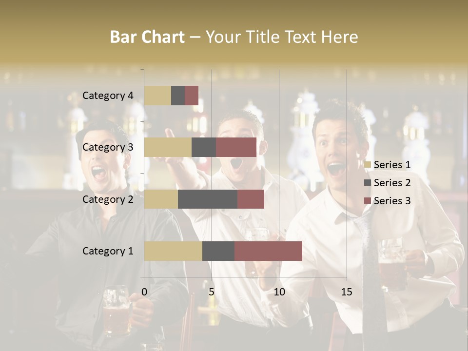 A Group Of Men Standing Next To Each Other Holding Beers PowerPoint Template
