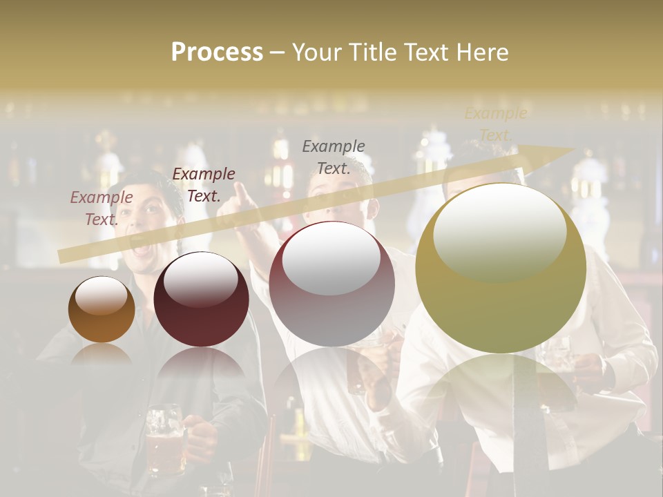 A Group Of Men Standing Next To Each Other Holding Beers PowerPoint Template