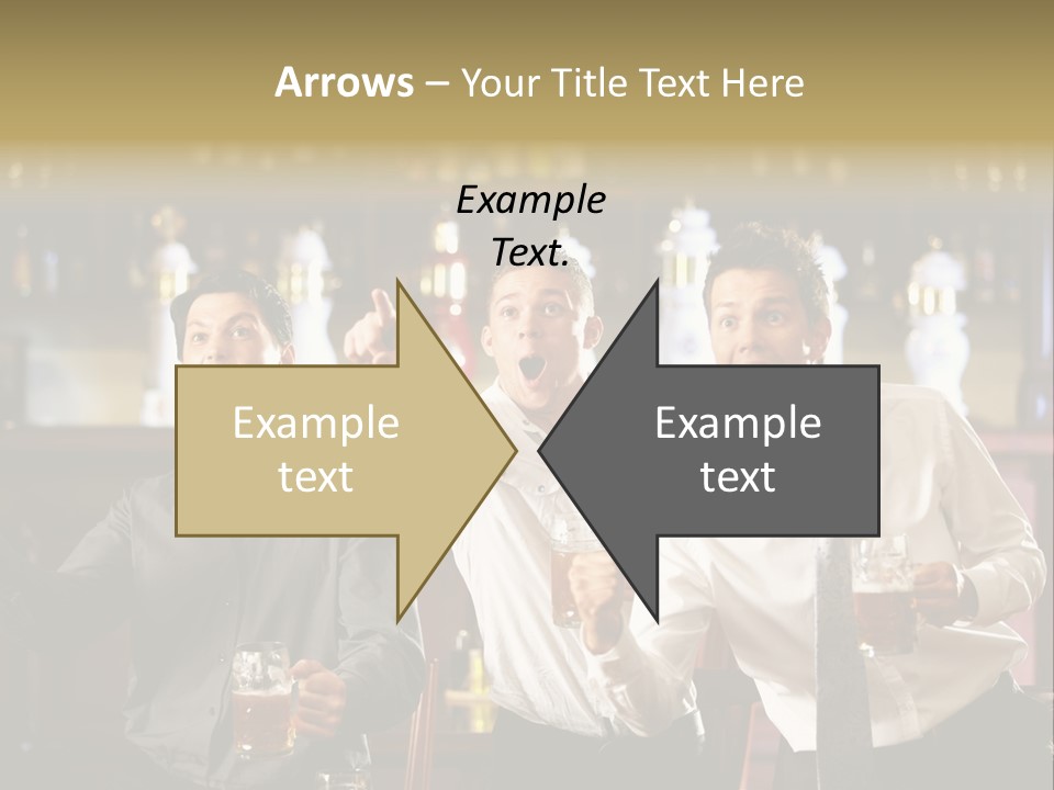 A Group Of Men Standing Next To Each Other Holding Beers PowerPoint Template