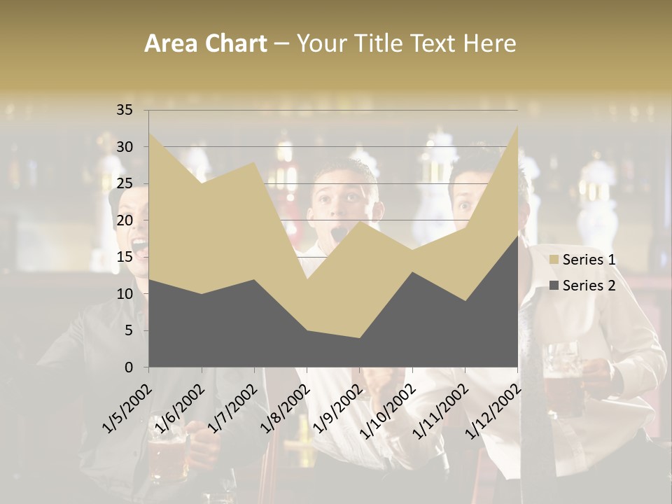 A Group Of Men Standing Next To Each Other Holding Beers PowerPoint Template