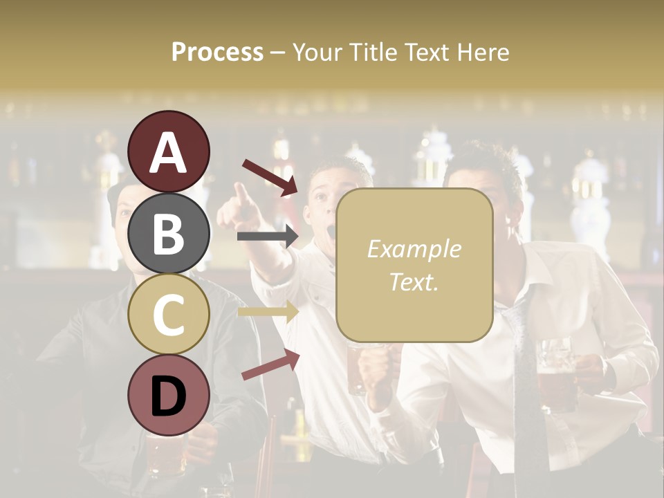 A Group Of Men Standing Next To Each Other Holding Beers PowerPoint Template