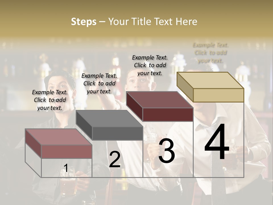 A Group Of Men Standing Next To Each Other Holding Beers PowerPoint Template