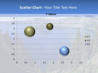 Crater Island Blue PowerPoint Template