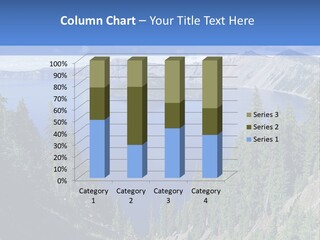 Crater Island Blue PowerPoint Template