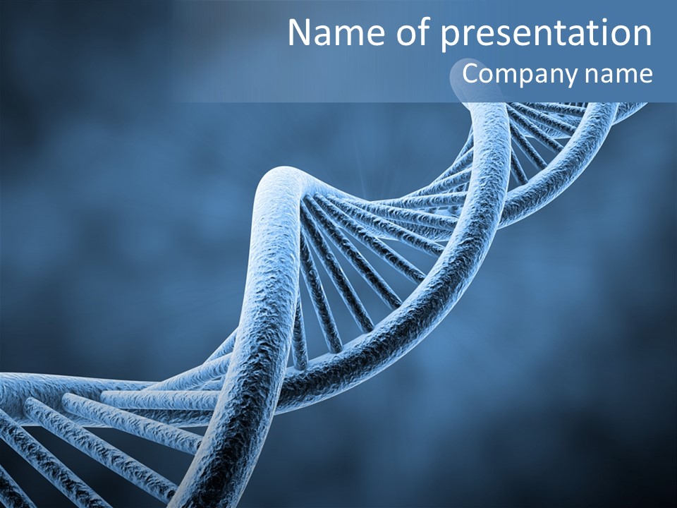 Genetics Medical Science PowerPoint Template