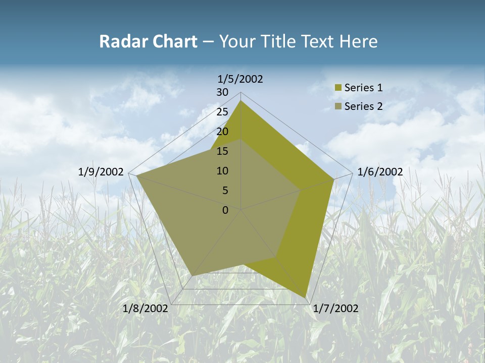 Indian Corn Sky Food PowerPoint Template