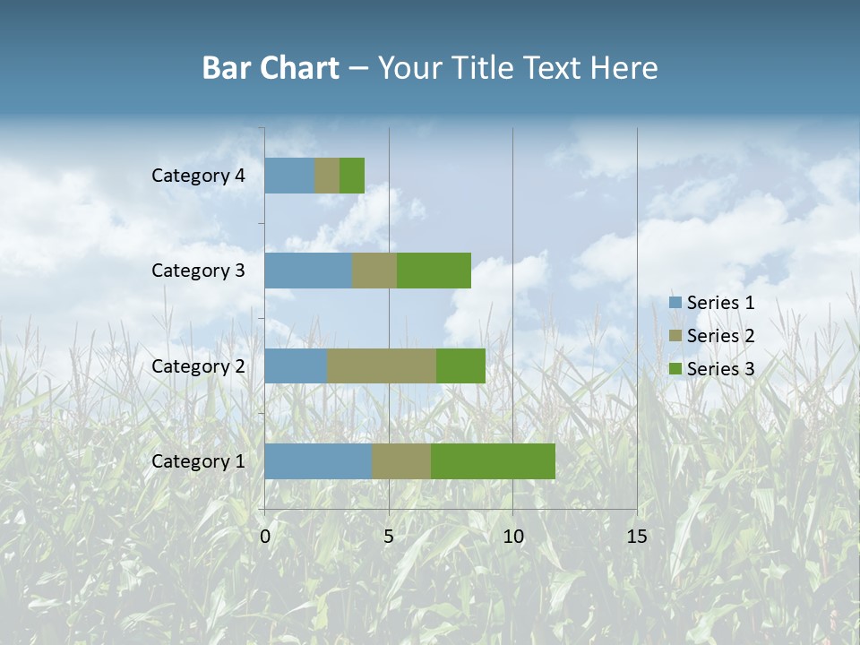Indian Corn Sky Food PowerPoint Template