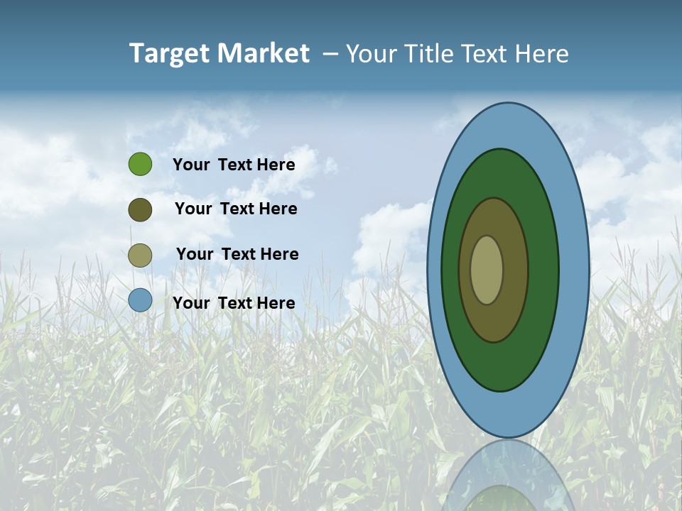 Indian Corn Sky Food PowerPoint Template