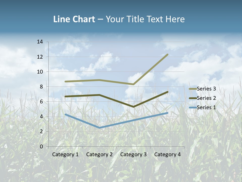 Indian Corn Sky Food PowerPoint Template