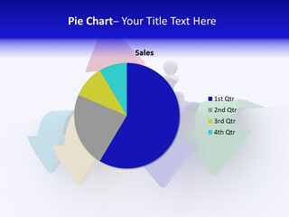 Businessman Graph Men PowerPoint Template