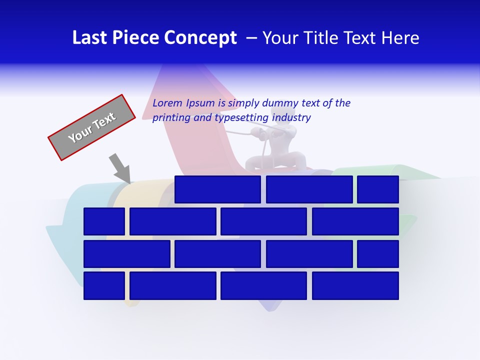 Businessman Graph Men PowerPoint Template