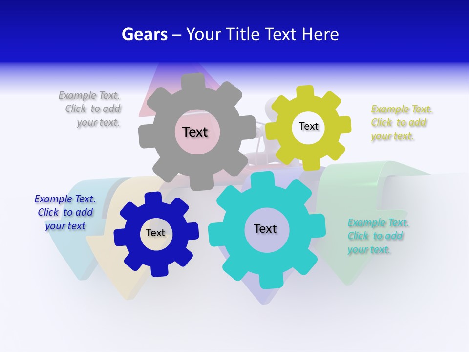 Businessman Graph Men PowerPoint Template