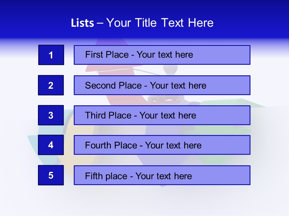 Businessman Graph Men PowerPoint Template