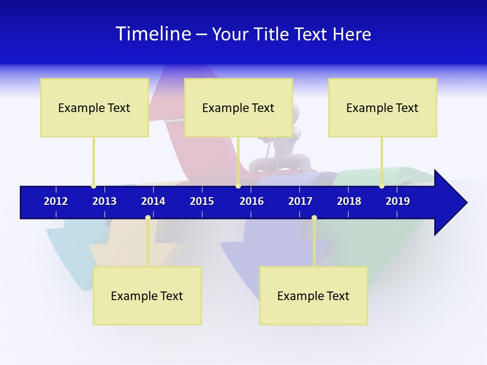 Businessman Graph Men PowerPoint Template