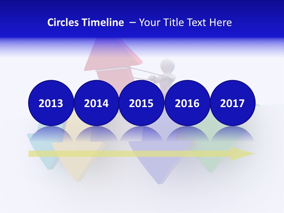 Businessman Graph Men PowerPoint Template