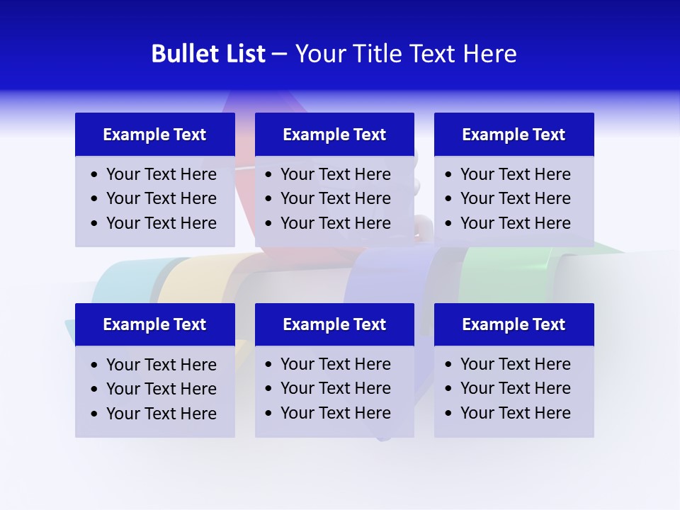 Businessman Graph Men PowerPoint Template