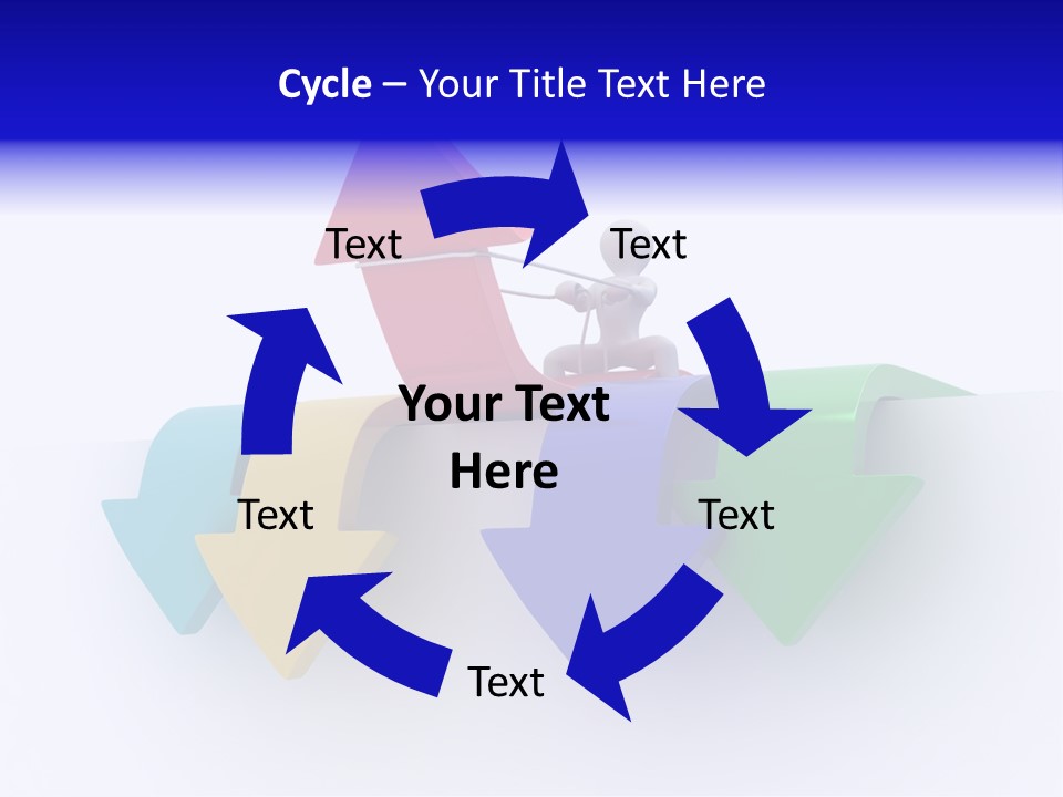 Businessman Graph Men PowerPoint Template