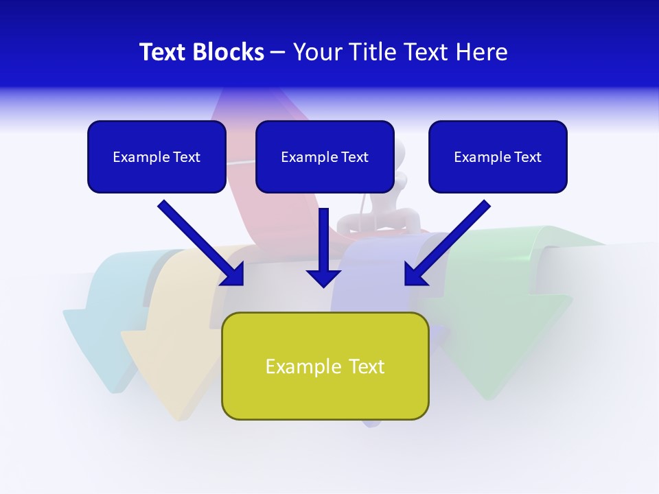 Businessman Graph Men PowerPoint Template