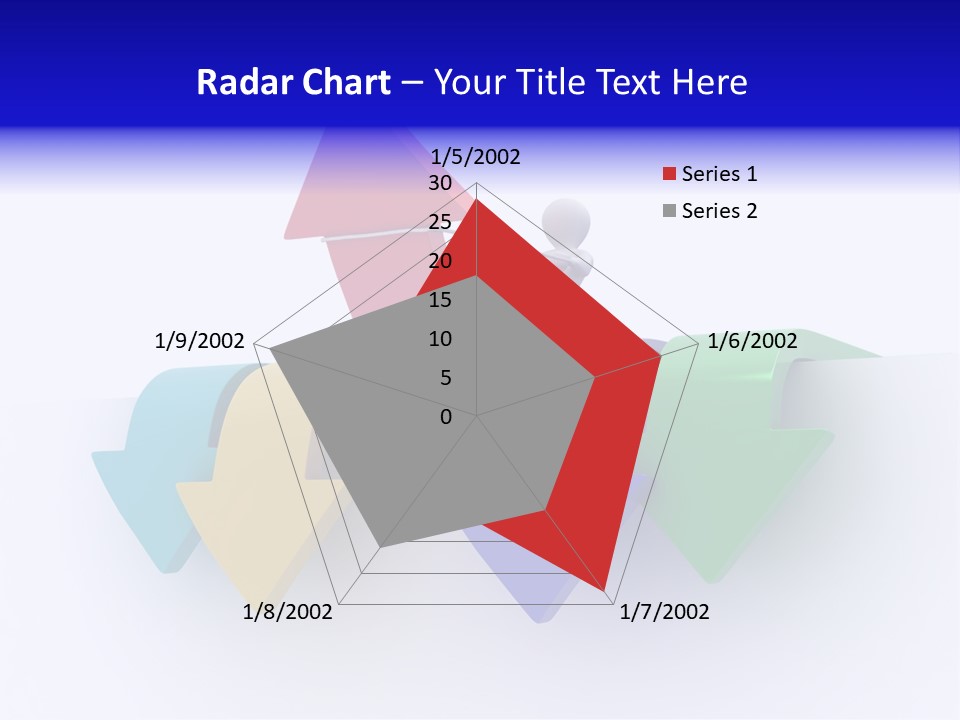 Businessman Graph Men PowerPoint Template