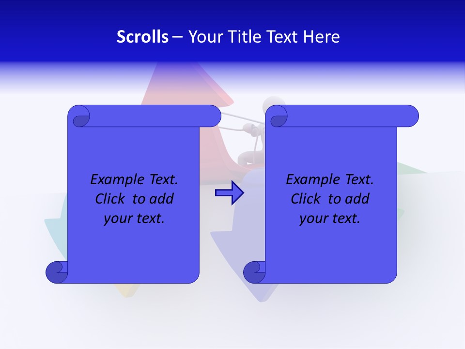 Businessman Graph Men PowerPoint Template