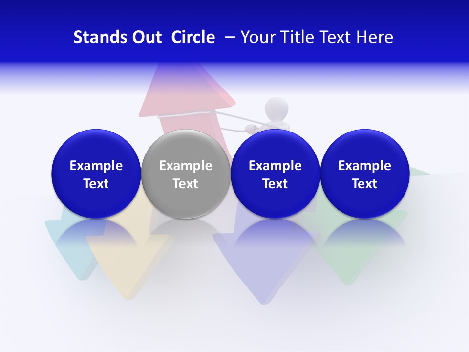 Businessman Graph Men PowerPoint Template