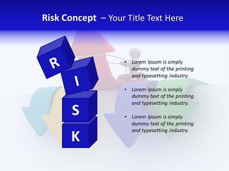 Businessman Graph Men PowerPoint Template