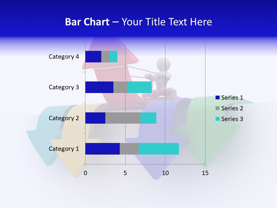 Businessman Graph Men PowerPoint Template