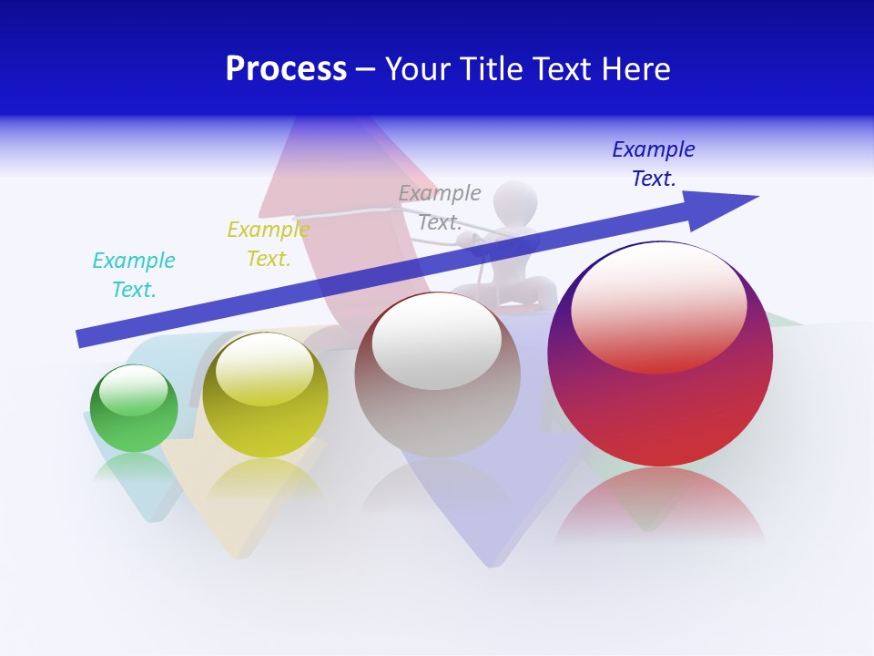 Businessman Graph Men PowerPoint Template